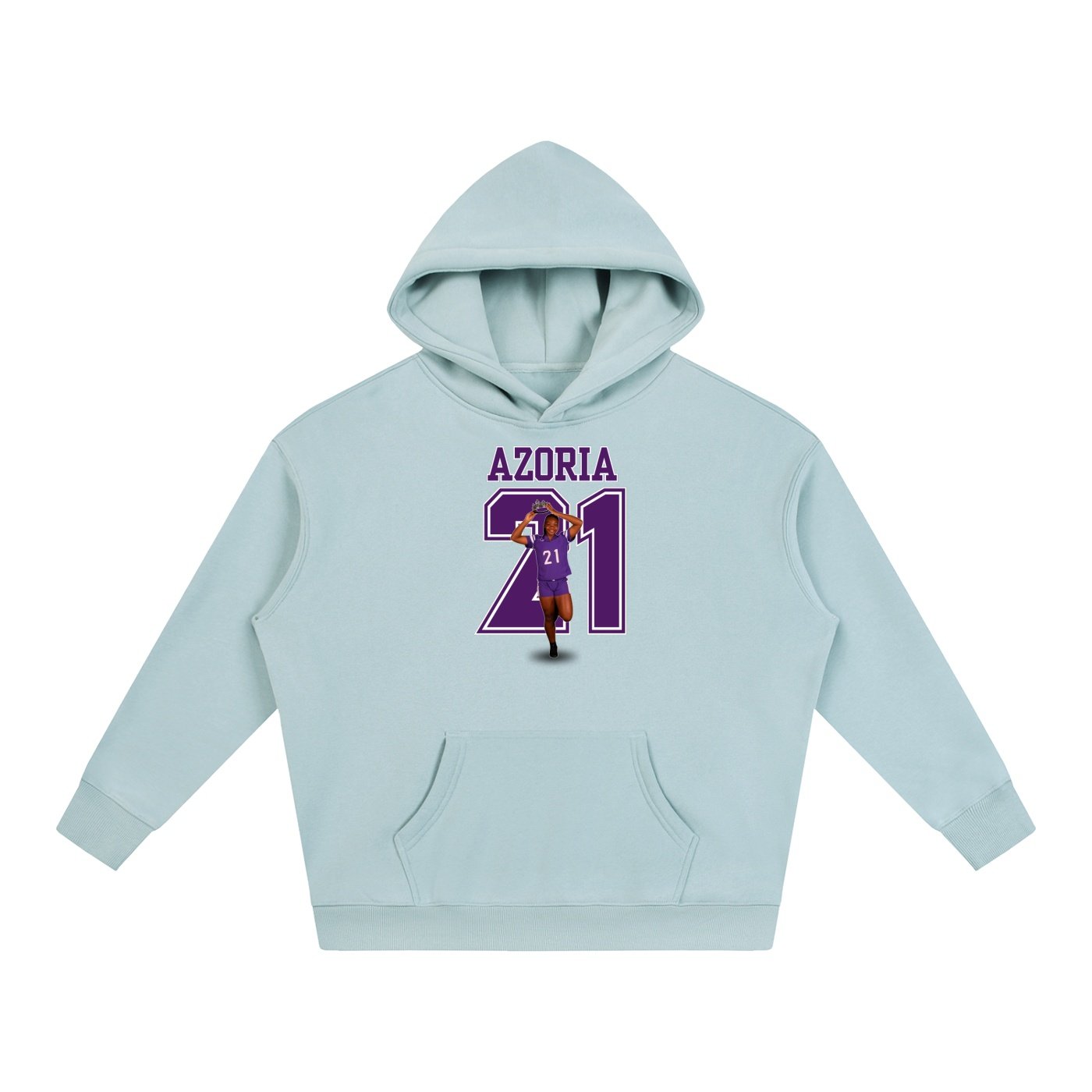 Azoria Glass Oversize Fleeced Hoodie - Image 3