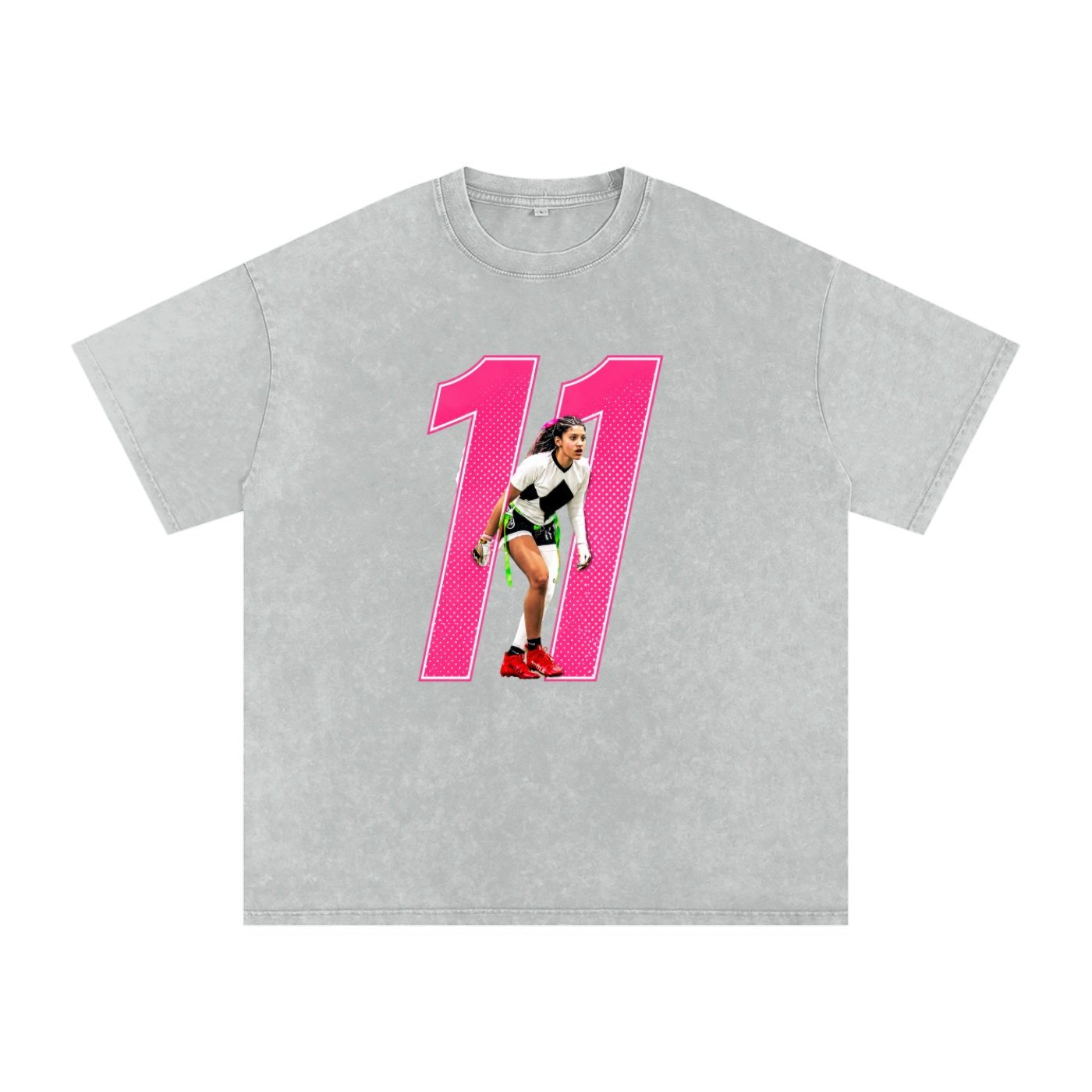 Cassidy Snow Washed Oversized TEE - Image 3