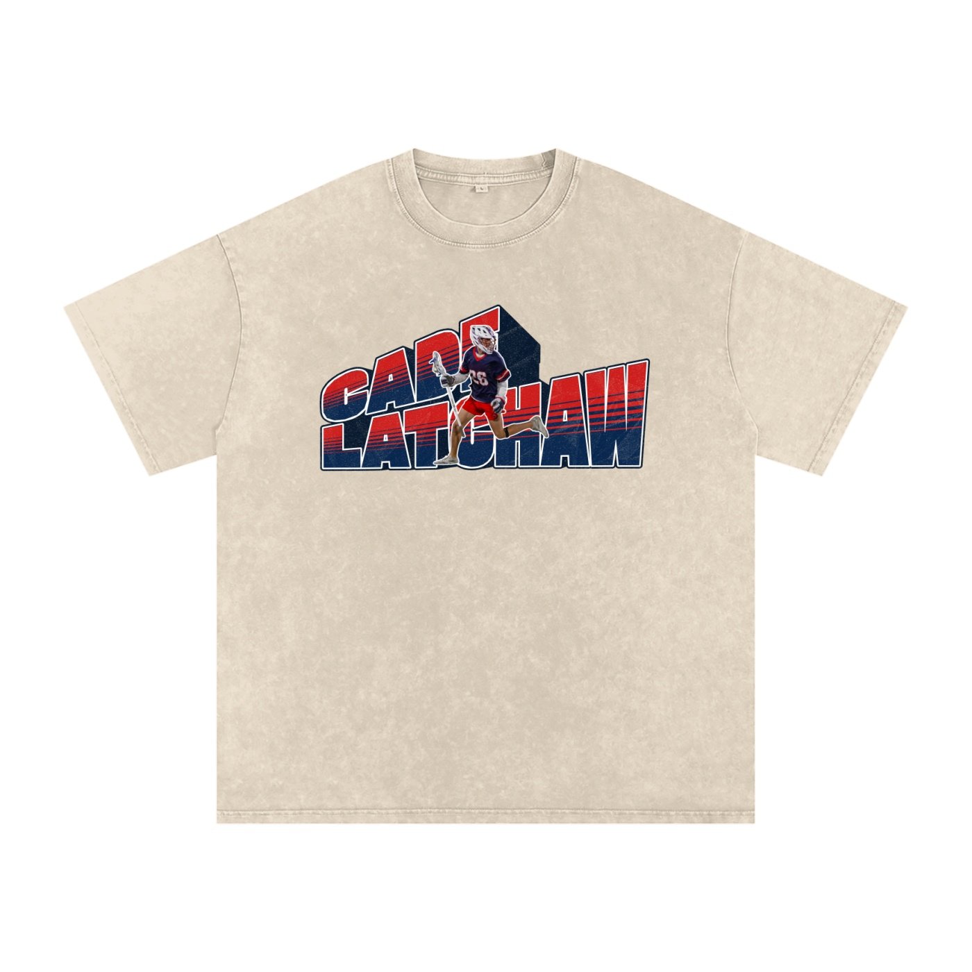 Cade Latchaw Snow Washed Oversized TEE - Image 2