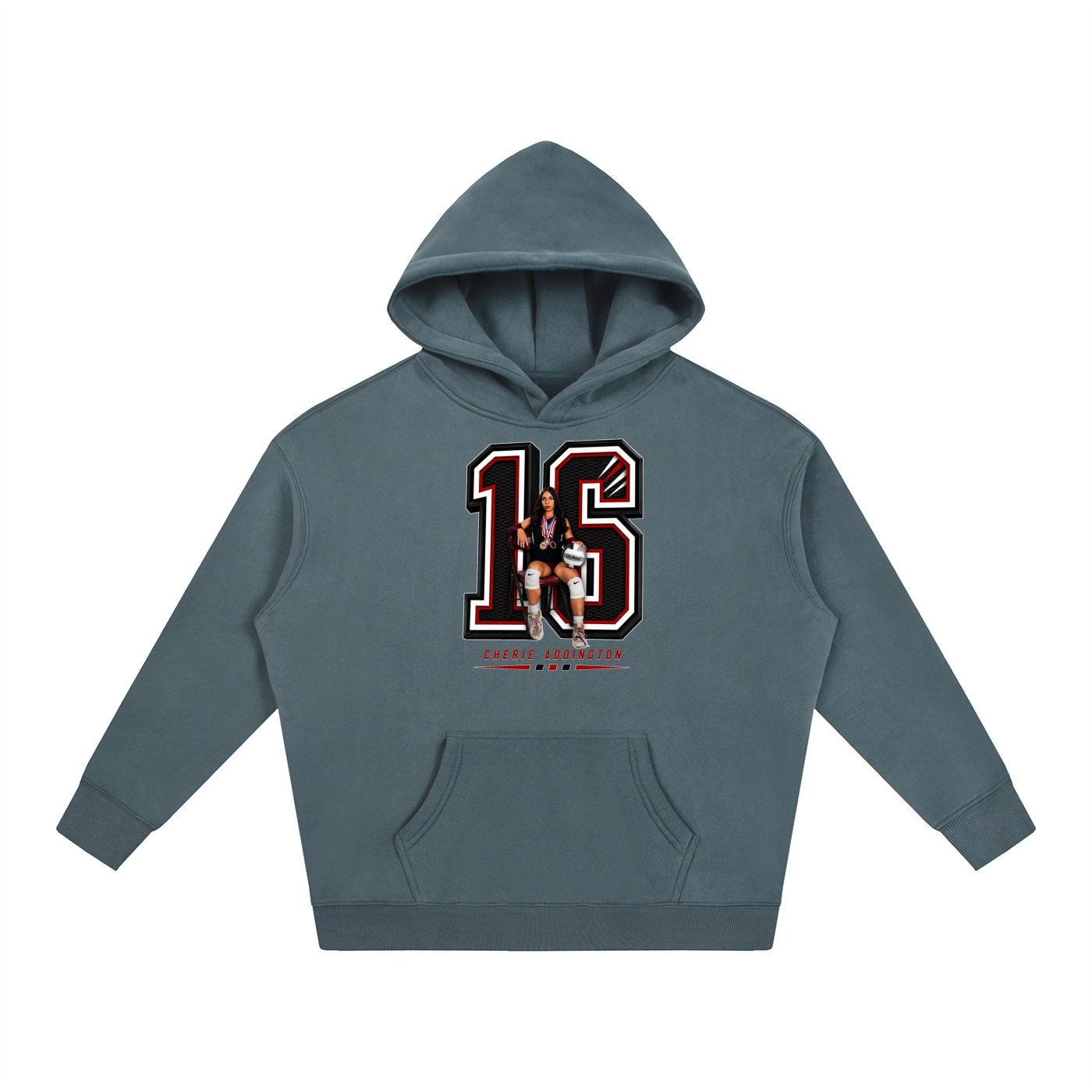 Cherie Addington Oversize Fleeced Hoodie - Image 4