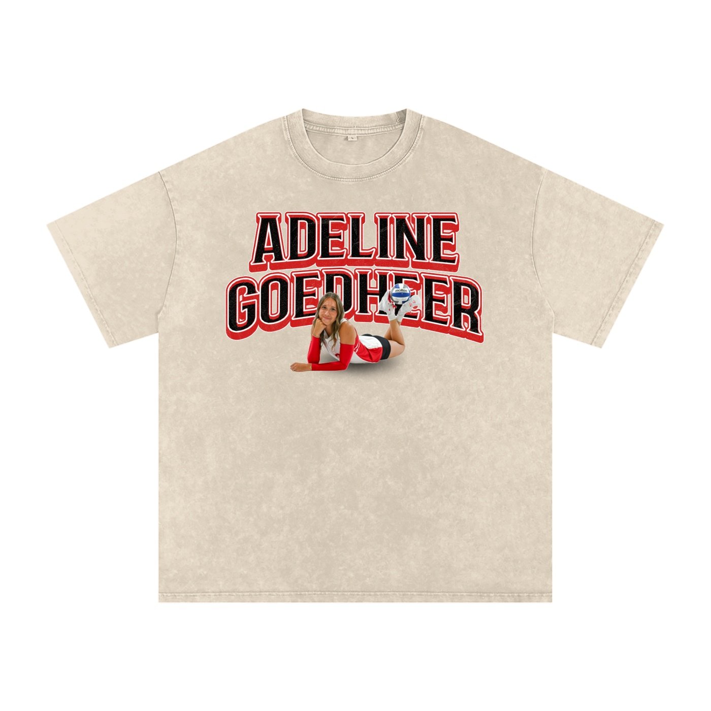 Adeline Goedheer Snow Washed Oversized TEE - Image 2