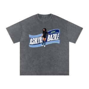Ashlyn Bazile Snow Washed Oversized TEE - Image 4