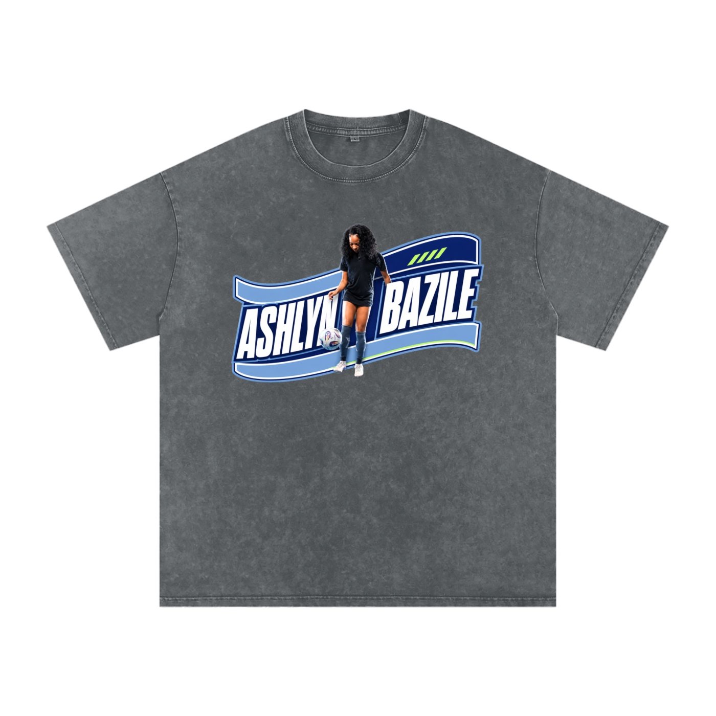 Ashlyn Bazile Snow Washed Oversized TEE - Image 4