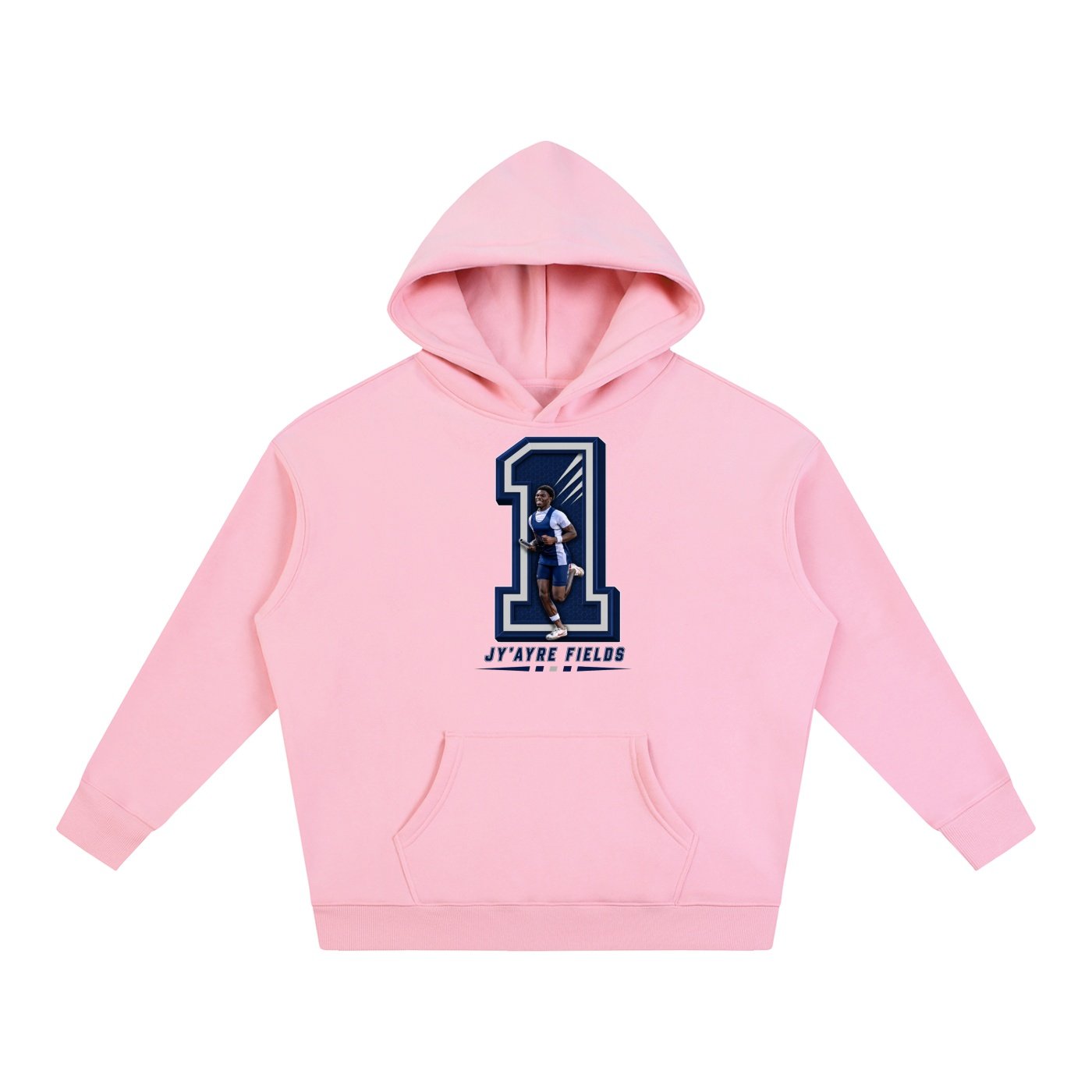 Jy'ayre Fields Oversize Fleeced Hoodie - Image 5