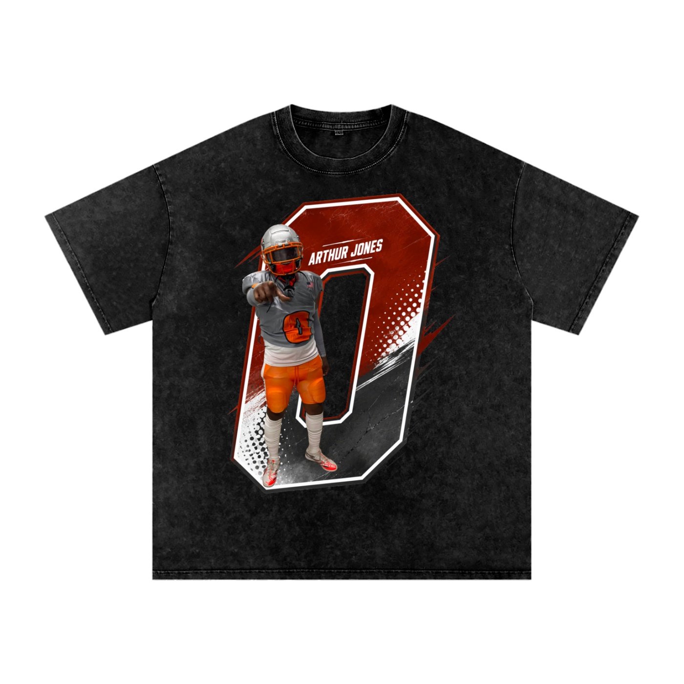Arthur Seatbelt Jones  Snow Washed Oversized TEE - Image 1