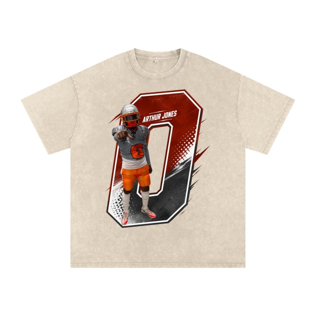 Arthur Seatbelt Jones Snow Washed Oversized TEE