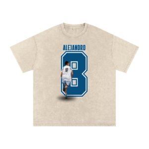 Alejandro Castro Snow Washed Oversized TEE - Image 2