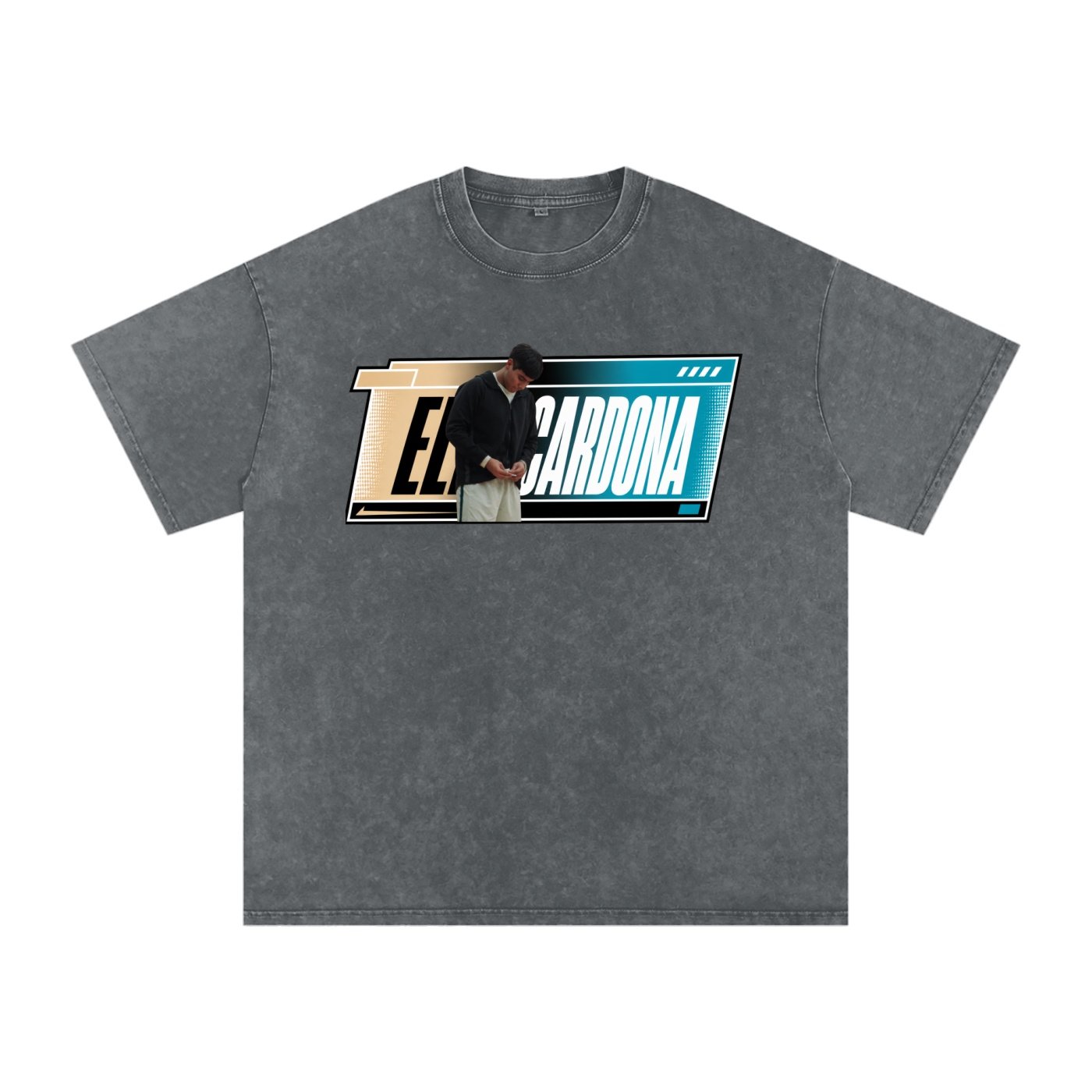 Eli Cardona Snow Washed Oversized TEE - Image 4