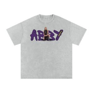 Abby Geairn Snow Washed Oversized TEE - Image 3