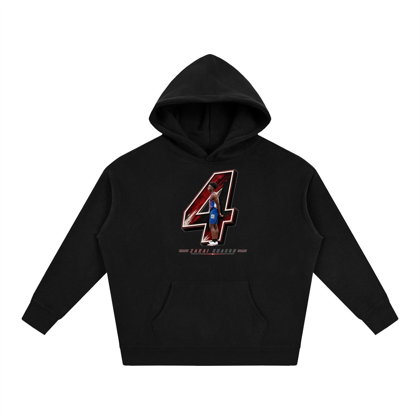 Zakai Chacon Oversize Fleeced Hoodie - Image 1