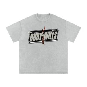Ruby wills Snow Washed Oversized TEE - Image 3