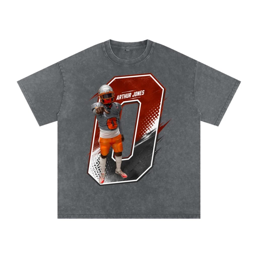 Arthur Seatbelt Jones Snow Washed Oversized TEE