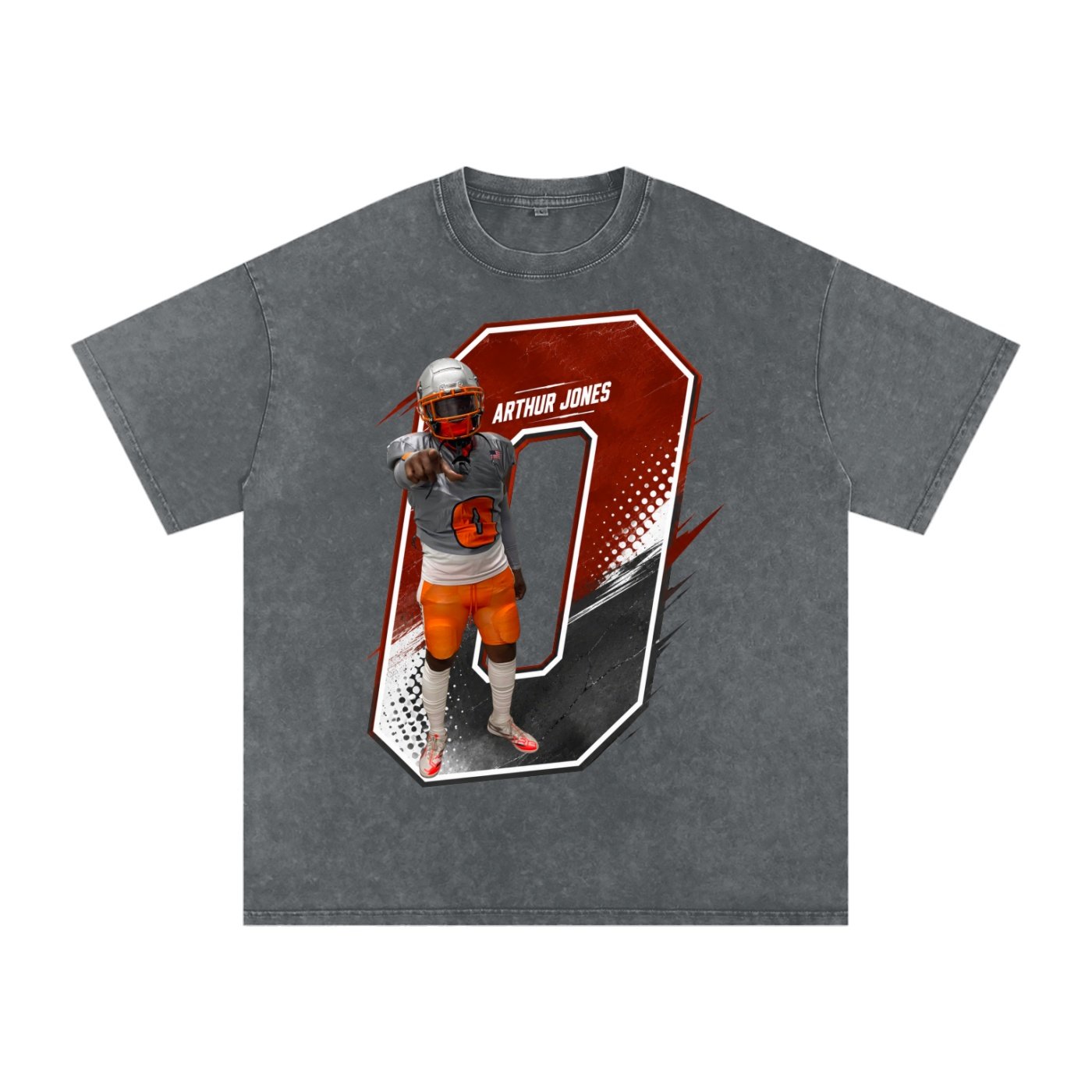 Arthur Seatbelt Jones  Snow Washed Oversized TEE - Image 4