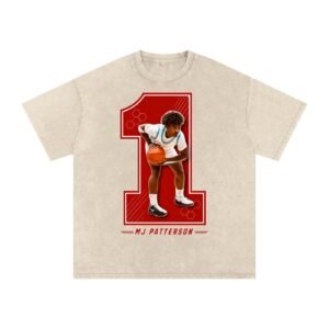 MJ Patterson Snow Washed Oversized TEE - Image 2