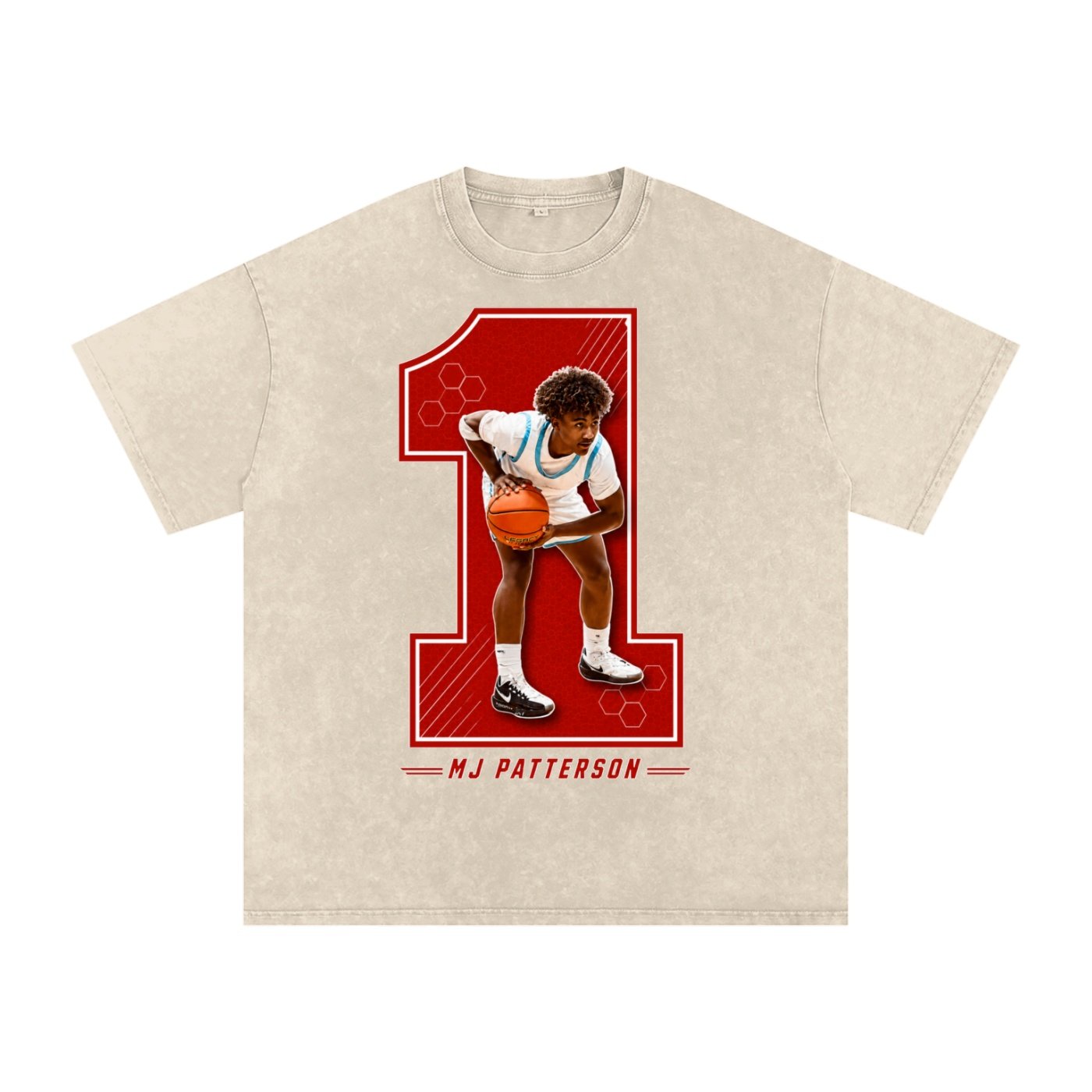 MJ Patterson Snow Washed Oversized TEE - Image 2
