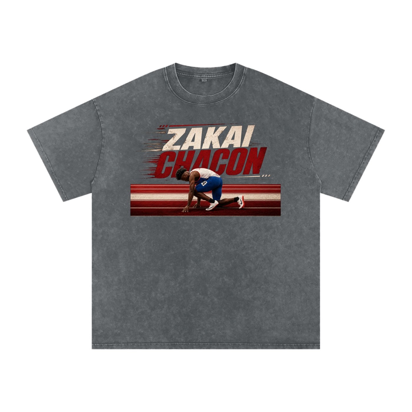 Zakai Chacon Snow Washed Oversized TEE - Image 3