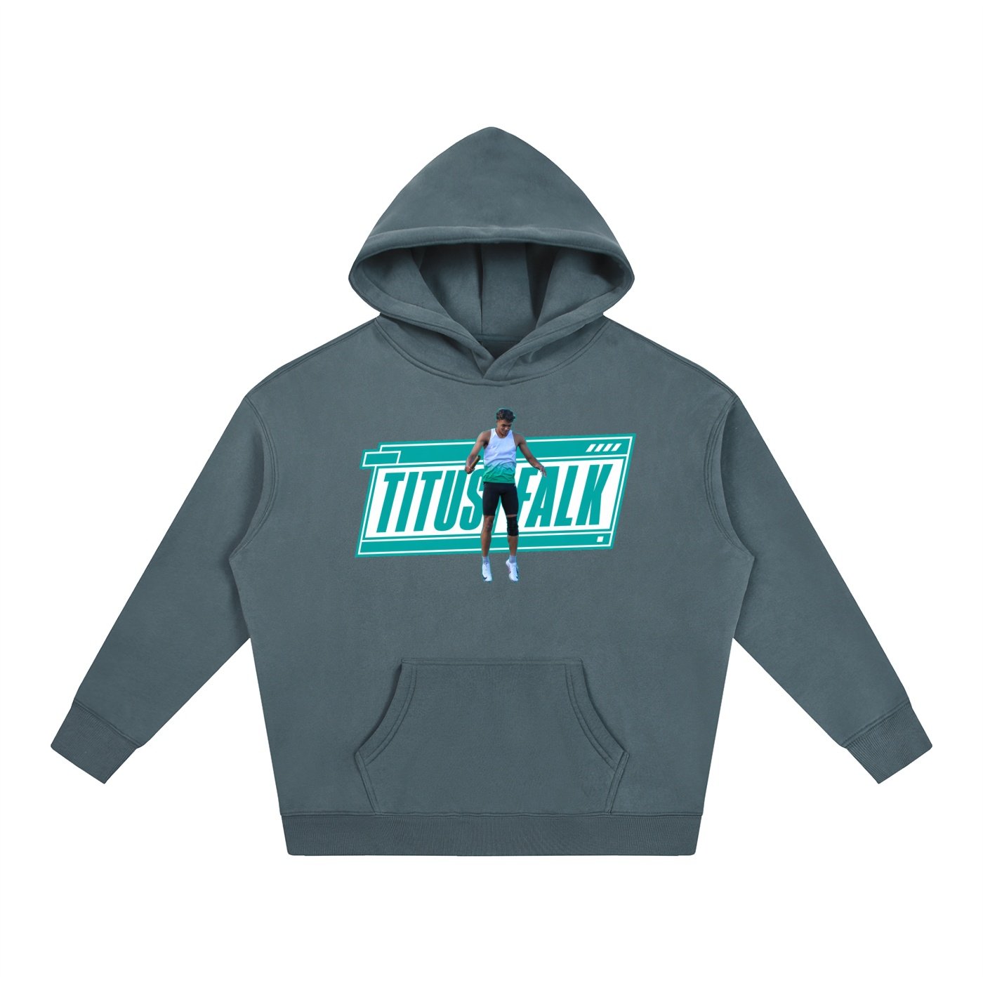 Titus Falk Oversize Fleeced Hoodie - Image 4