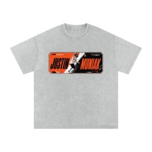 Justin Muniak Snow Washed Oversized TEE - Image 3