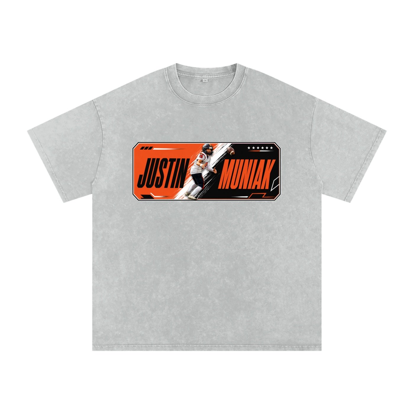 Justin Muniak Snow Washed Oversized TEE - Image 3