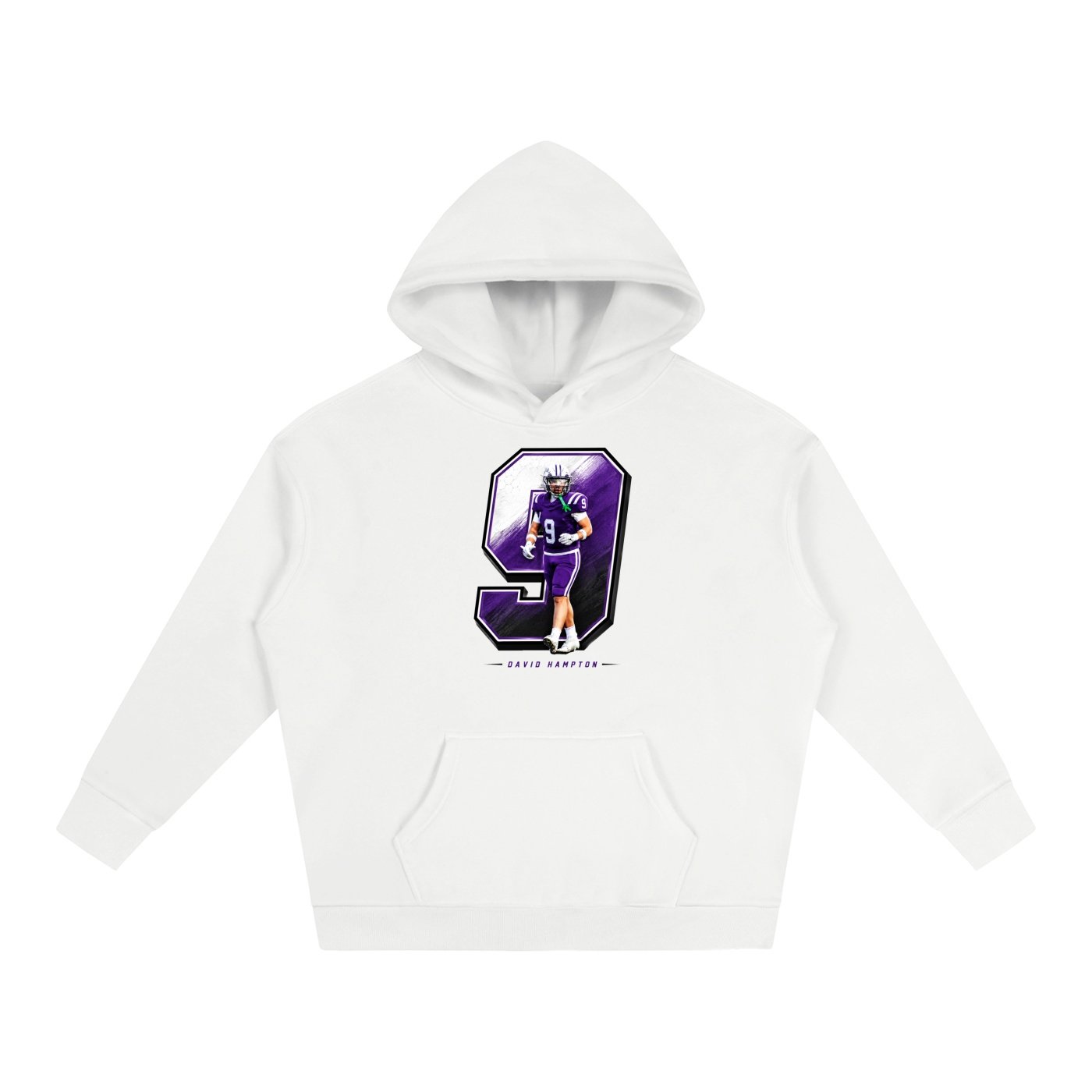 David Hampton Oversize Fleeced Hoodie - Image 2