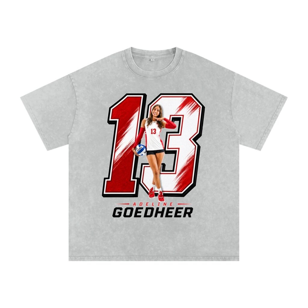 Adeline Goedheer Snow Washed Oversized TEE