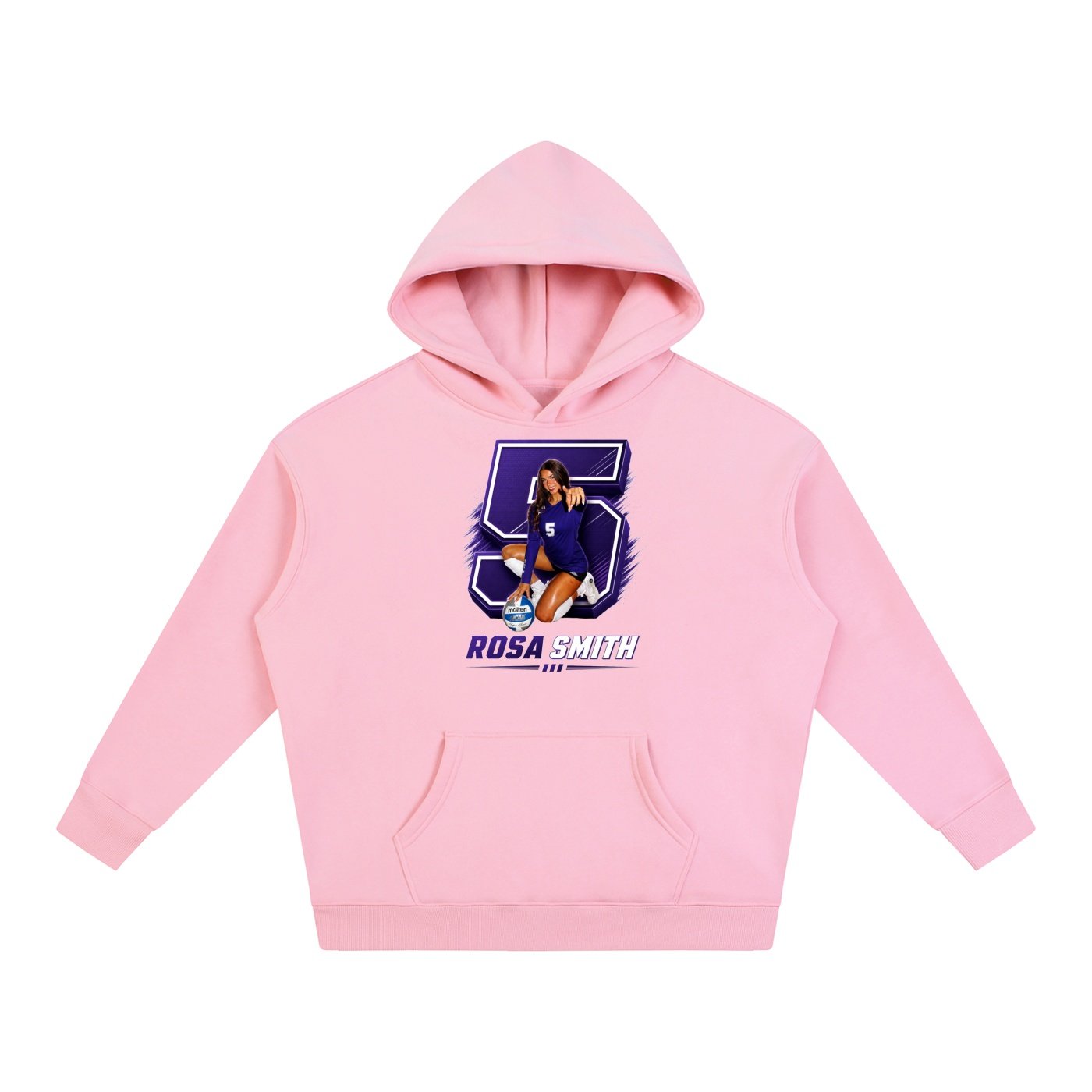 Rosa Smith Oversize Fleeced Hoodie - Image 5