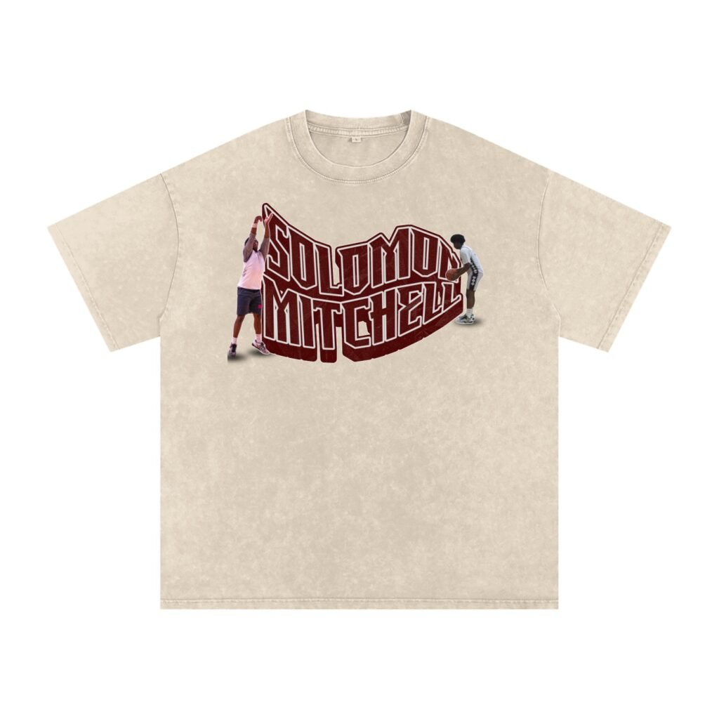 Solomon Mitchell Snow Washed Oversized TEE
