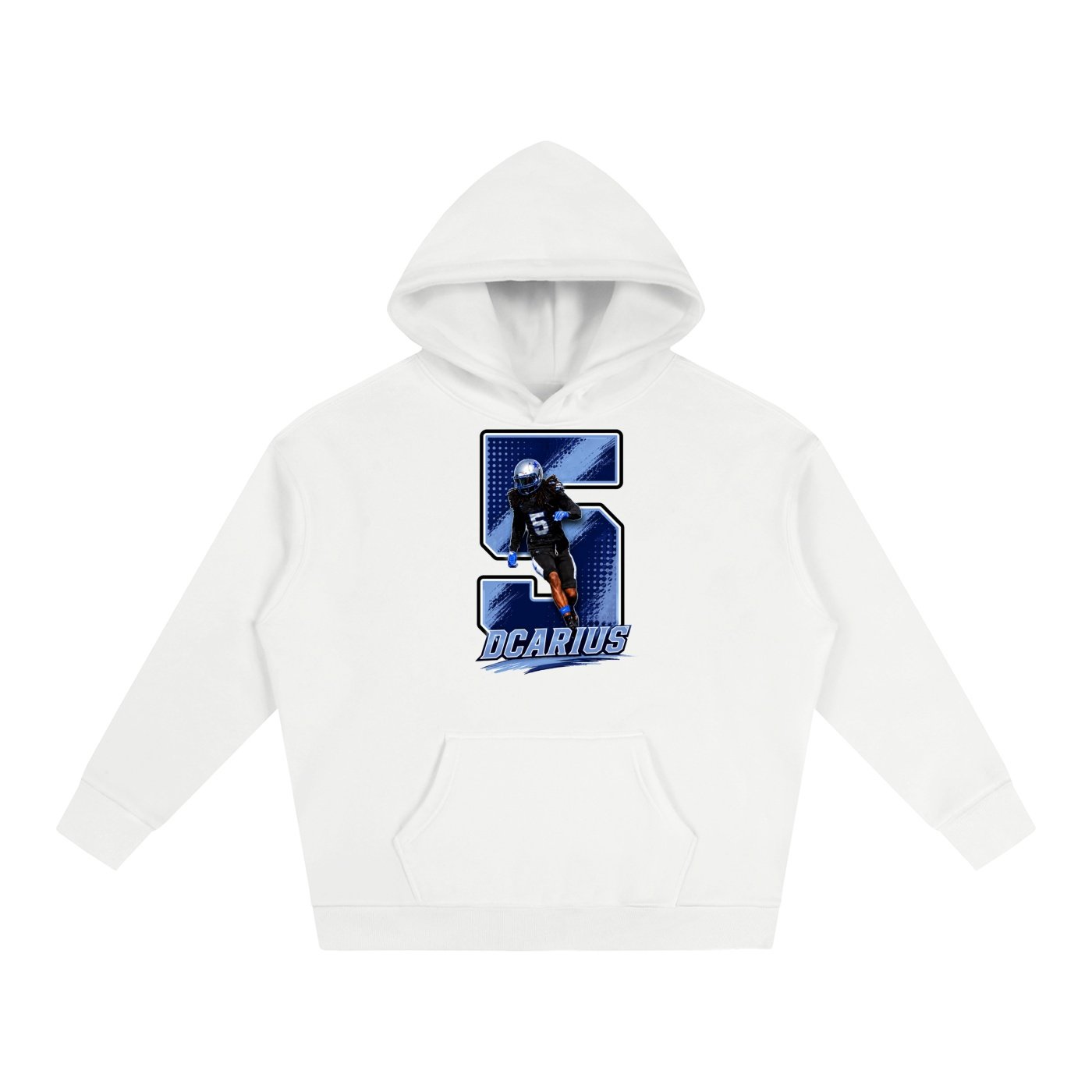 Dcarius Davis Oversize Fleeced Hoodie - Image 2