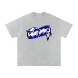 Lenard Antoine Snow Washed Oversized TEE - Image 3