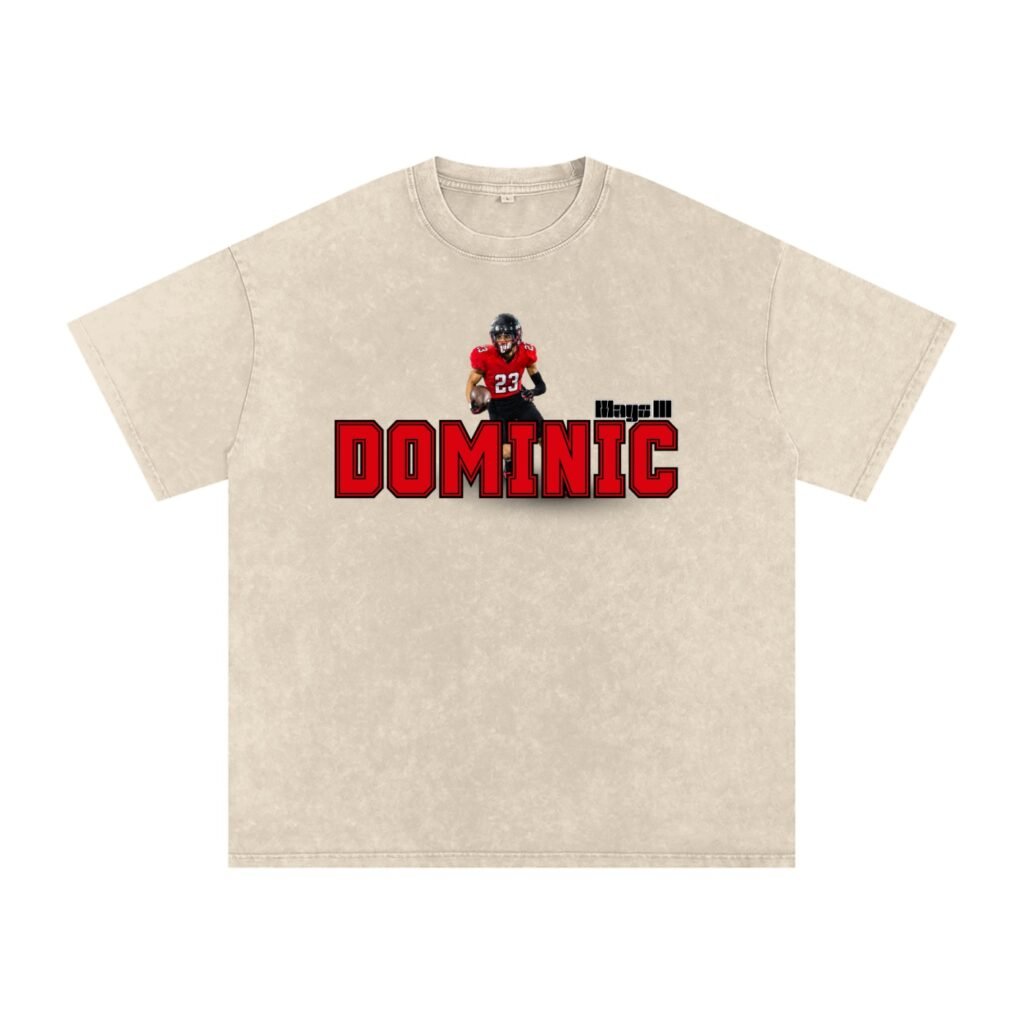 Dominic Mays III Snow Washed Oversized TEE
