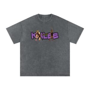 Kinlee Ann Taylor Snow Washed Oversized TEE - Image 4
