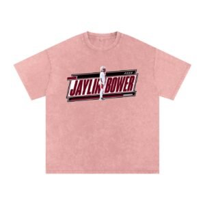 Jaylin Bower Snow Washed Oversized TEE - Image 5