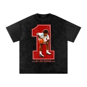 MJ Patterson Snow Washed Oversized TEE - Image 1