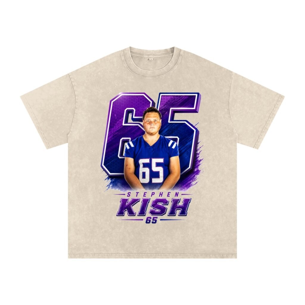 Stephen Kish Snow Washed Oversized TEE