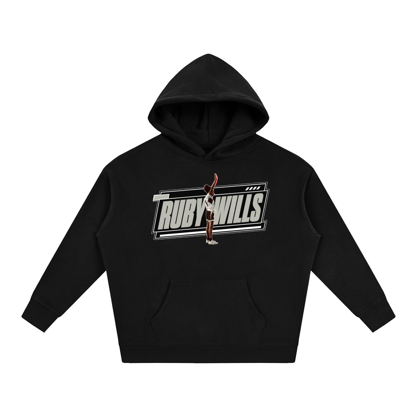 Ruby wills Oversize Fleeced Hoodie - Image 1