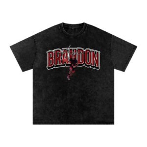 Brandon Avance Snow Washed Oversized TEE - Image 1