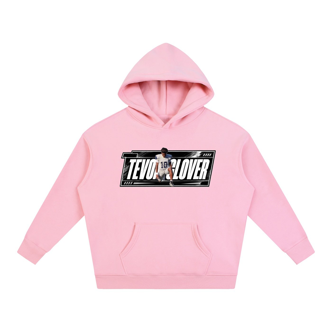 Tevon glover Oversize Fleeced Hoodie - Image 5