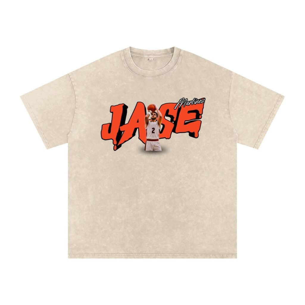 Jase Martinez Snow Washed Oversized TEE