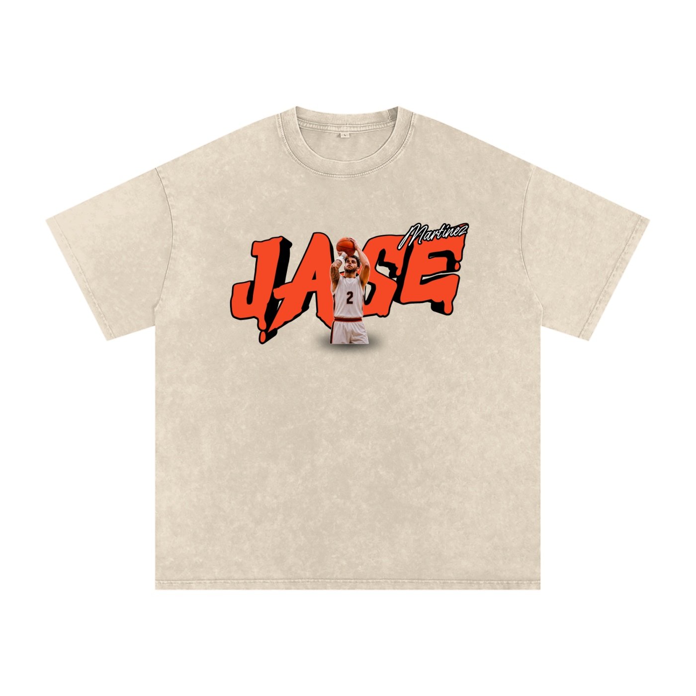 Jase Martinez Snow Washed Oversized TEE - Image 2