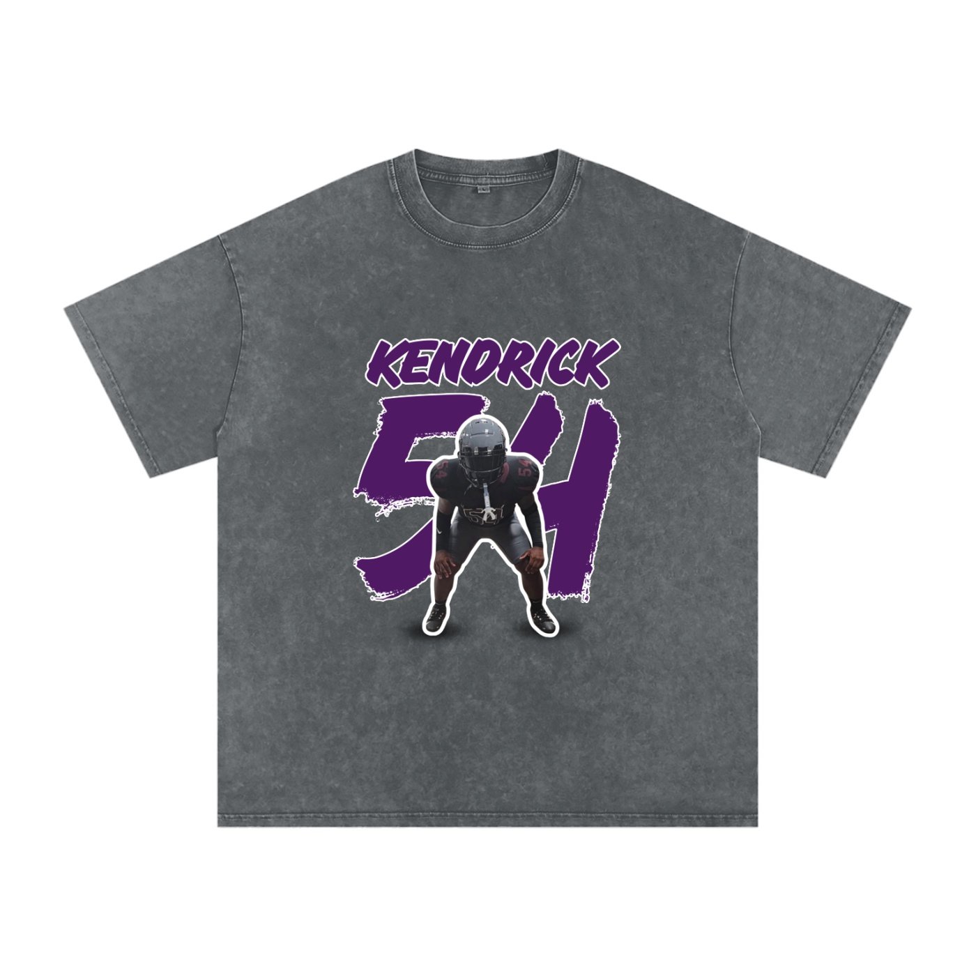 Kendrick Snow Washed Oversized TEE - Image 4