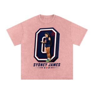 Sydney James Snow Washed Oversized TEE - Image 5