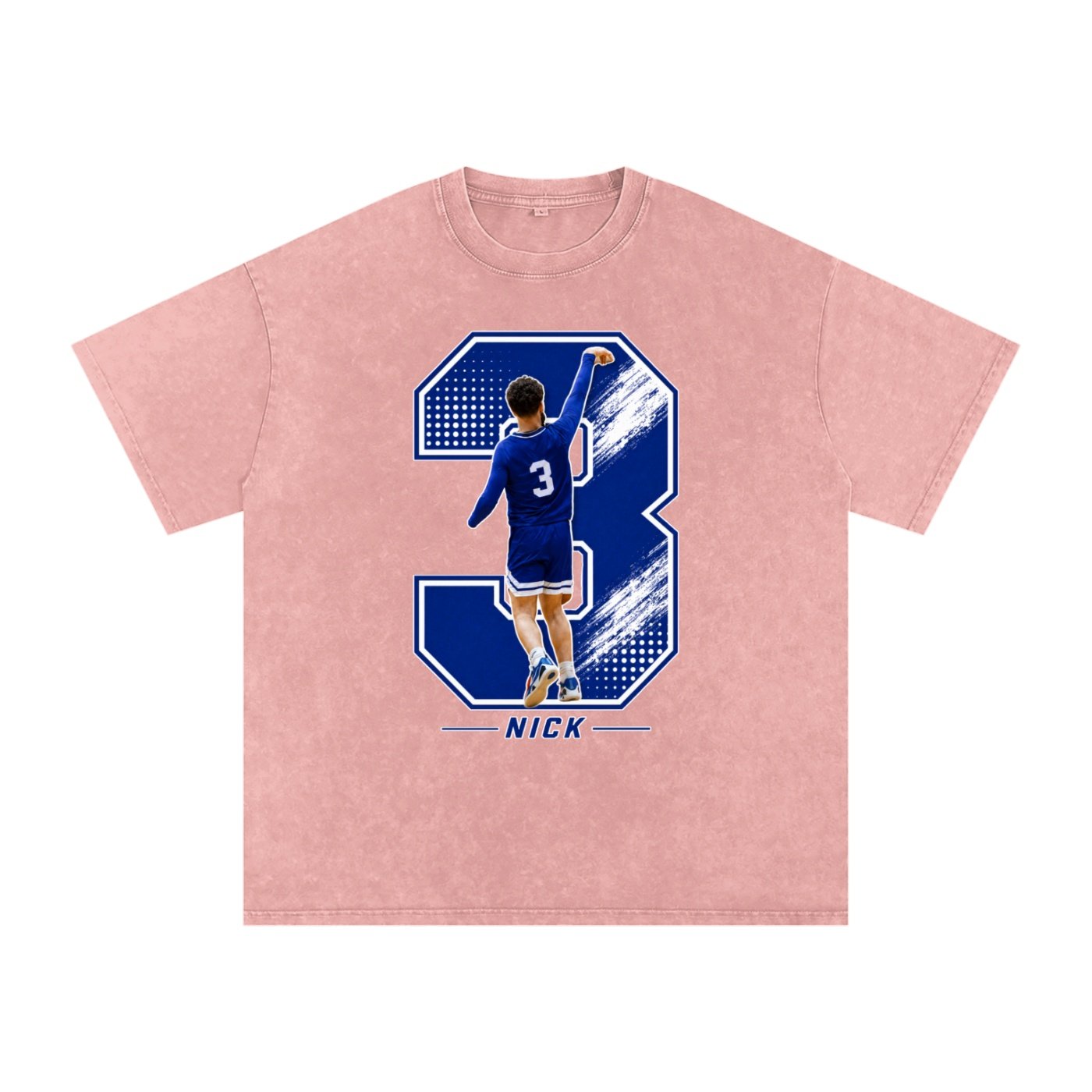 Nick Parker Snow Washed Oversized TEE - Image 5
