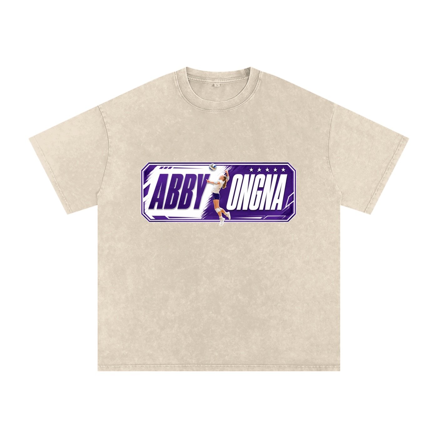 Abby Ongna Snow Washed Oversized TEE - Image 2