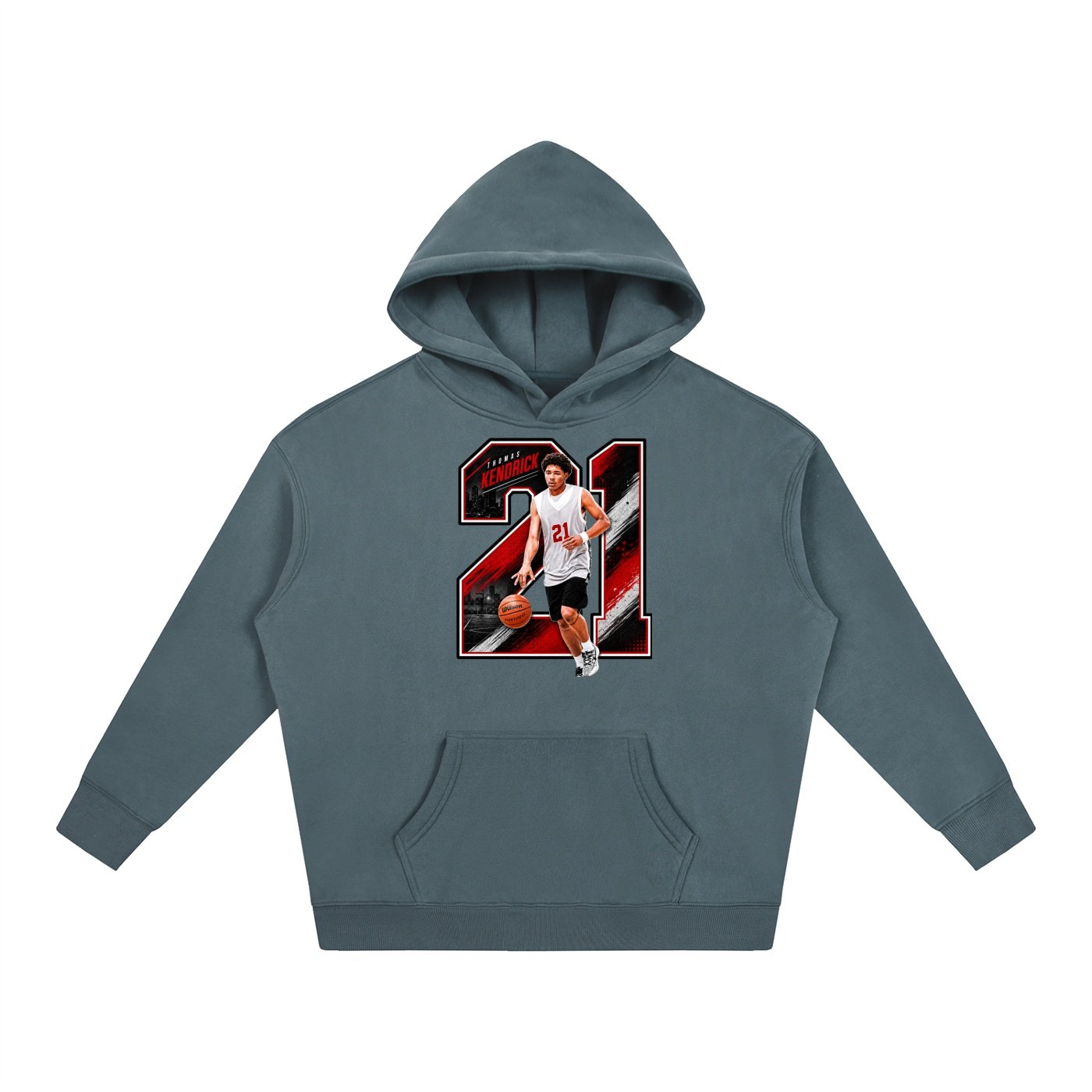 Thomas Kendrick McDowell III Oversize Fleeced Hoodie - Image 4