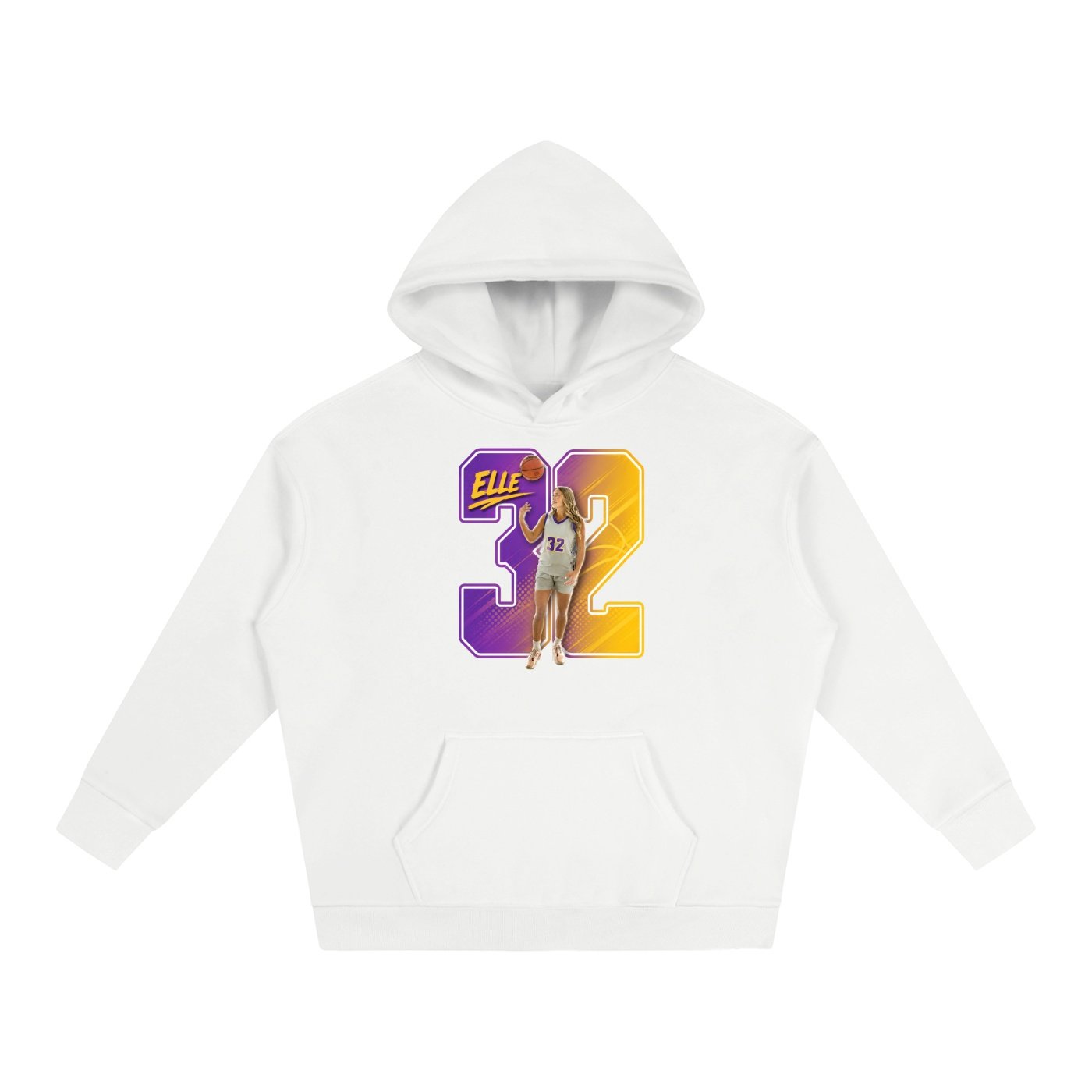 Elle Jo Johnson Oversize Fleeced Hoodie - Image 2