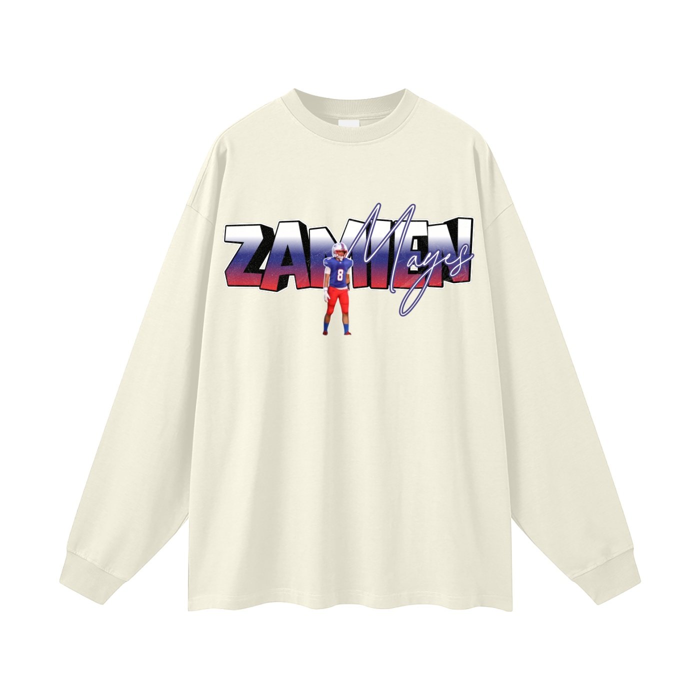 Zamien Lee Mayes Unisex Long Sleeve T-Shirt - Image 3
