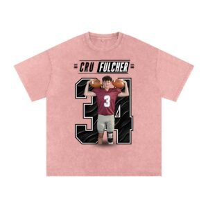 Cru Felcher Snow Washed Oversized TEE - Image 4