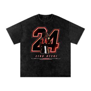 Zion Ntemi Snow Washed Oversized TEE - Image 1