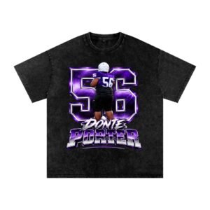 Donte Porter ll Snow Washed Oversized TEE - Image 1