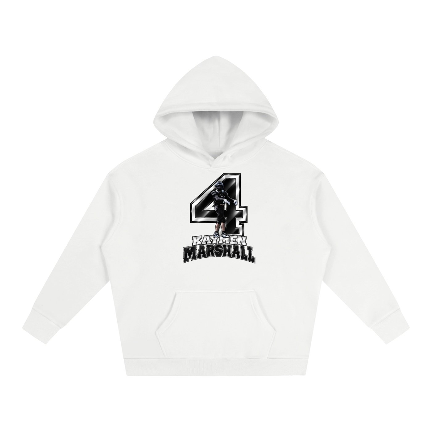 kaymen marshall Oversize Fleeced Hoodie - Image 2